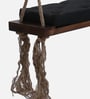 Botad Solid wood Swing in Black Colour