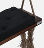 Botad Solid wood Swing in Black Colour