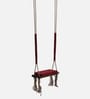 Botad Solid wood Swing in Dark Red Colour