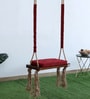 Botad Solid wood Swing in Dark Red Colour