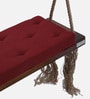 Botad Solid wood Swing in Dark Red Colour