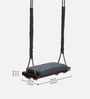 Botad Solid wood Swing in Grey Colour
