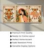 Traditional Indian Woman & Elephant Wall Art Set of 3