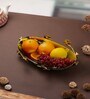 Botanical Curve Bowl-Gold
