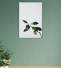 Zantine Paint Green Wood Framed Floral Art Print