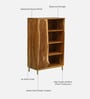 Botswana Acacia Wood 1 Door Bookshelf In Natural Finish