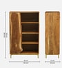 Botswana Acacia Wood 1 Door Bookshelf In Natural Finish