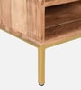 Botswana Acacia Wood Bedside Table In Natural Finish