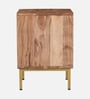 Botswana Acacia Wood Bedside Table In Natural Finish