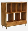 Botswana Acacia Wood Bookshelf In Natural Finish