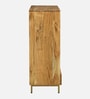 Botswana Acacia Wood Bookshelf In Natural Finish