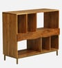Botswana Acacia Wood Bookshelf In Natural Finish