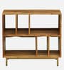 Botswana Acacia Wood Bookshelf In Natural Finish