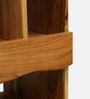 Botswana Acacia Wood Tall Bookshelf In Natural Finish