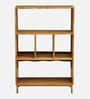 Botswana Acacia Wood Tall Bookshelf In Natural Finish