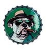 Bottle Caps Wall Decor Sign Bulldog Cigar Vintage