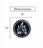 Bottle Caps Wall Decor Sign Live Love Meow Cat Theme