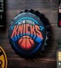 Bottle Caps Wall Decor Sign New York Knicks Sports Theme