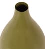 Bottle Green Metal Flower Pot