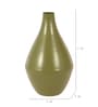 Bottle Green Metal Flower Pot