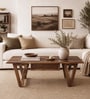 Botwin Sheesham Wood Coffee Table In Provincial Teak Finish
