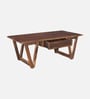 Botwin Sheesham Wood Coffee Table In Provincial Teak Finish