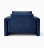 Boucle 1 Seater Sofa In Blue Colour