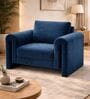 Boucle 1 Seater Sofa In Blue Colour