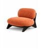 Boucle 1 Seater Sofa In Orange Colour