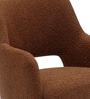 Boucle Executive Chair With 360  Swivel In Tan Colour