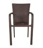 Boulder Wicker Table And Chair Set Brown Black Dual Tone Finish