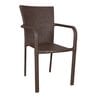 Boulder Wicker Table And Chair Set Brown Black Dual Tone Finish