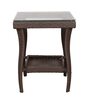 Boulder Wicker Table And Chair Set Brown Black Dual Tone Finish