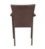 Boulder Wicker Table And Chair Set Brown Black Dual Tone Finish