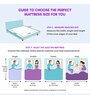 Soft Bounce Tri-Fold 4 Inch (75X48) In Blue Colour Queen Folding Mattress