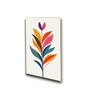 Flowers Wall Painting Canvas Set of 4 Gold Frame