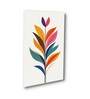 Flowers Wall Painting Canvas Set of 4 White Frame