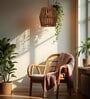 Bourbon Brown Solid Wood Single Hanging Light