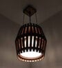 Bourbon Brown Solid Wood Single Hanging Light
