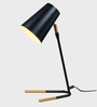 Atlier Black Study Lamp With Metal Base