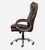 Boxer High Back Leatherette Executive Chair In Brown Colour