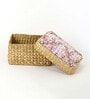 (1Pc) Mauve Seagrass Handmade Eco-Friendly Storage Box & Organiser