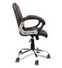 Bozo Medium Back Office Executive Chair In Dark Brown Colour