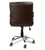 Bozo Medium Back Office Executive Chair In Dark Brown Colour