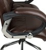 Bozo Medium Back Office Executive Chair In Dark Brown Colour