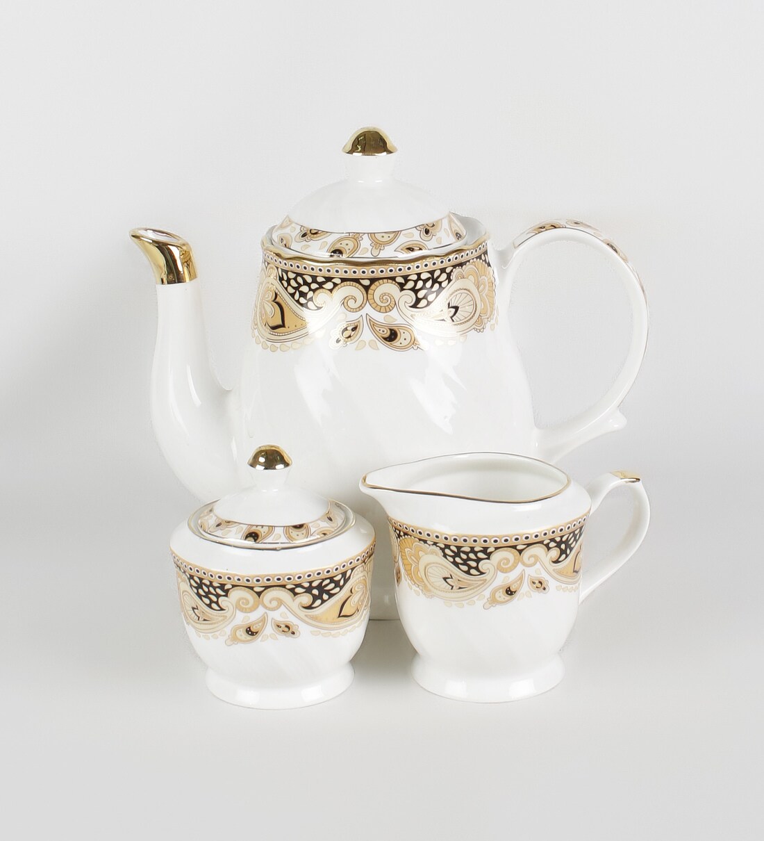 Buy BP Bharat Bone China Tea Set Set of 15 Online Bone China Cups