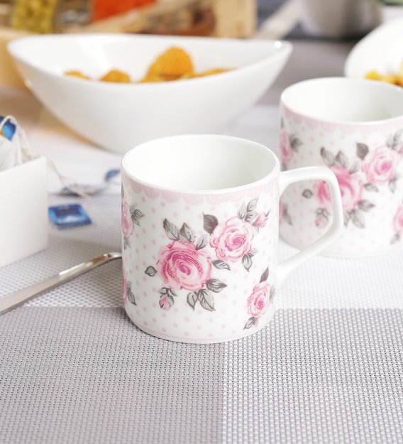 bone china mugs set of 6