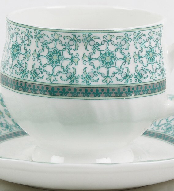 Buy BP Bharat Bone China Tea Set Set of 15 Online Cups & Saucers