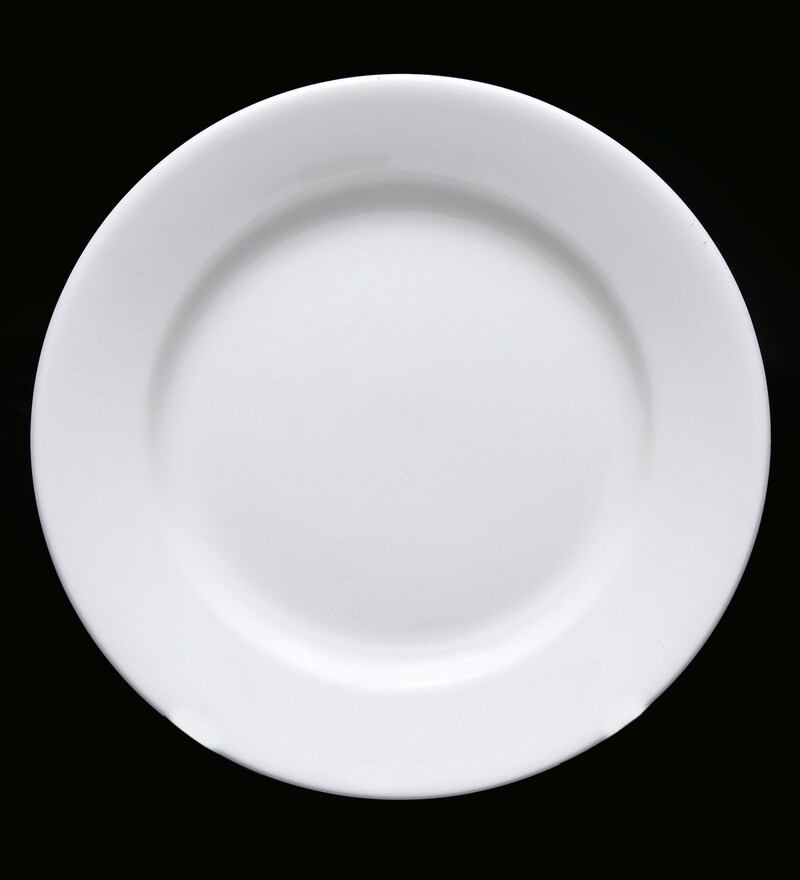 Buy BP Bharat Fine Bone China Plate Set of 12 Online Bone