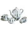 Bp Bharat Orchid Streak Fine Bone China Tea Cup with Pot